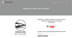 Desktop Screenshot of circlelineartschool.com